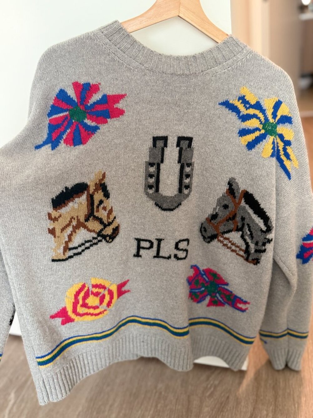 Philosophy Di Lorenzo Serafini Wool Horses Sweater - Picture 2 of 4